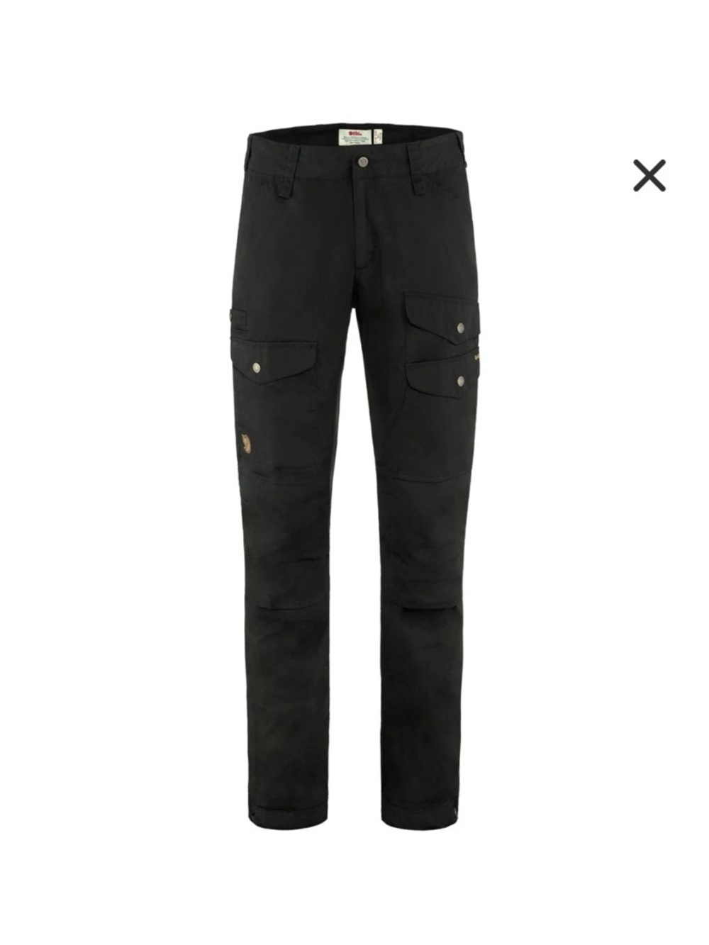 Fjallraven Vidda Pro Trousers M Black EU 54 Regular US 37 G-1000